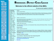 Tablet Screenshot of birminghamchess.org.uk